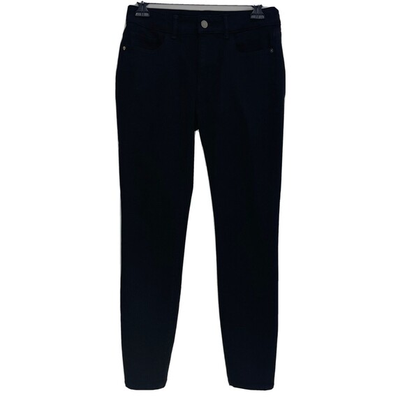 DL1961 Emma Riker Jeans Womens Sz 27 Instasculpt Black Stretch Denim Low Rise - Picture 1 of 5